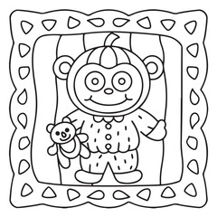 Halloween Bold and Easy Coloring Pages for Kids – Fun and Simple Spooky Designs for Children to Color