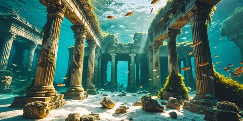 Explore the mesmerizing ruins of an ancient city beneath the sea.