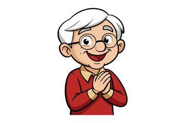 Friendly cartoon librarian with short brown hair holding a red book next to a bookshelf filled with colorful books