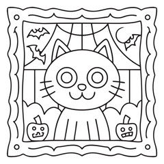 Halloween Coloring Pages for Kids – Cute, Easy & Fun Spooky Designs for Children’s Halloween Activities