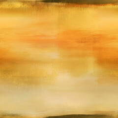 Fototapeta premium Seamless pattern landscape softly blurred, abstract golden hour countryside scene rolling golden fields warm sunset sky painterly textures soft-focus effect dreamy cozy charm, elegant with copy space