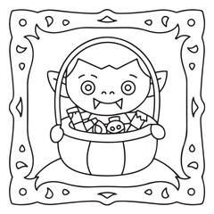 Halloween Bold and Easy Coloring Pages for Kids: Fun and Spooky Halloween Illustrations with Pumpkins, Ghosts, Bats, Witches, and More for Toddlers and Children