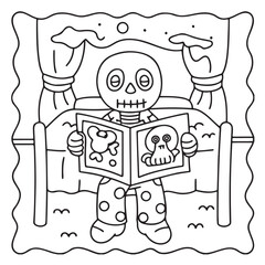 Halloween Bold and Easy Coloring Pages for Kids: Fun and Spooky Halloween Illustrations with Pumpkins, Ghosts, Bats, Witches, and More for Toddlers and Children