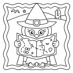 Halloween Bold and Easy Coloring Pages for Kids: Fun and Spooky Halloween Illustrations with Pumpkins, Ghosts, Bats, Witches, and More for Toddlers and Children