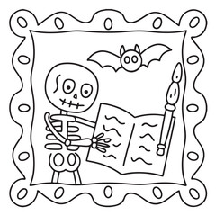 Halloween Bold and Easy Coloring Pages for Kids: Fun and Spooky Halloween Illustrations with Pumpkins, Ghosts, Bats, Witches, and More for Toddlers and Children