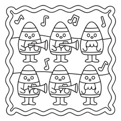 Halloween Bold and Easy Coloring Pages for Kids: Fun and Spooky Halloween Illustrations with Pumpkins, Ghosts, Bats, Witches, and More for Toddlers and Children