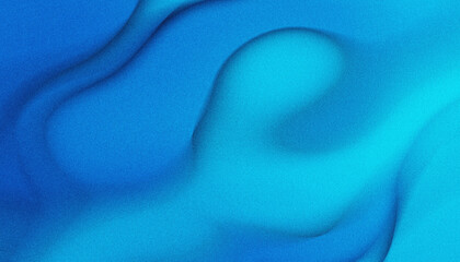 Vibrant blue abstract background with fluid patterns and soft curves