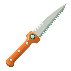 knife isolated on white background