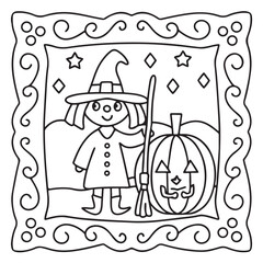 Halloween Bold and Easy Coloring Pages for Adults – Fun, Simple, and Spooky Designs for Relaxation and Creativity
