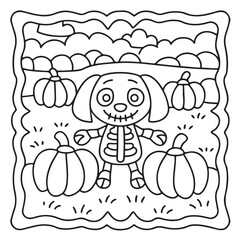Halloween Bold and Easy Coloring Pages for Adults – Fun, Simple, and Spooky Designs for Relaxation and Creativity
