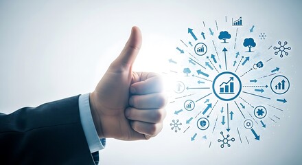 Business Growth Strategy: Thumbs Up for Sustainable Success