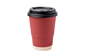 Coffee cup resting on car roof