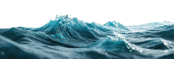 Turbulent ocean waves
