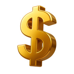 Obraz premium A Gleaming Golden Symbol of Prosperity The Timeless Allure of the Dollar Sign in Luxurious Gold Against Black