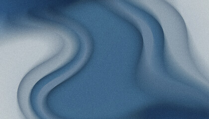 Abstract design with smooth curves and gradients in cool tones