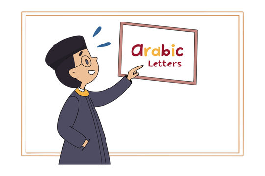 A man with a beard wearing traditional clothing holds up a sign that says seek knowledge