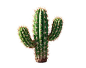 Close-up of a vibrant, spiky cactus
