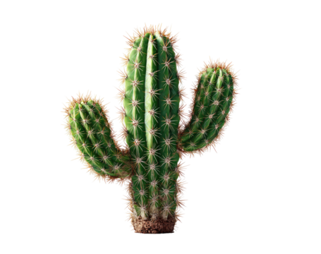 Close-up of a vibrant, spiky cactus
