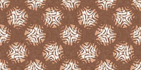 Polka dot blockprint seamless border. Neutral unisex whimsical style for edging, ribbons and handmade print texture. All over vintage tape. 