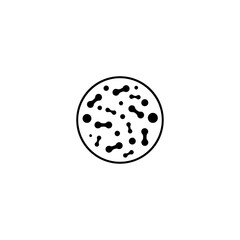 Probiotic icon flat vector design.