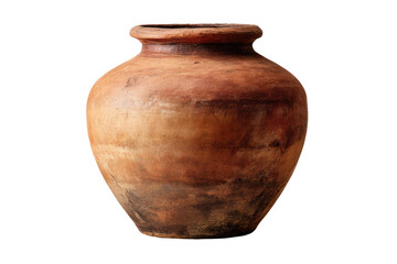 Earthenware jar, weathered terracotta