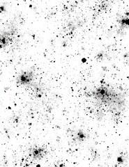 Fototapeta premium Abstract black speckles on white background