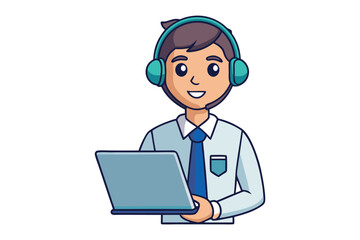 Profile of a thoughtful man with long hair holding a coffee mug and reading an open book in a sketch style illustration