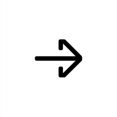 Simple black right-pointing arrow icon