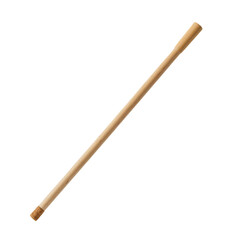 Wooden Walking Stick with Smooth Surface and Rounded Handle Grip