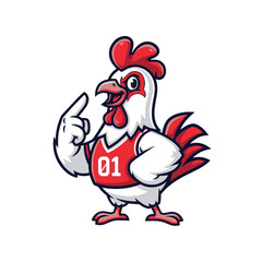 A collection of cheerful and dynamic vector chicken mascots, suitable for branding or logos with various engaging poses.