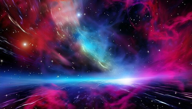space background 3d rendering