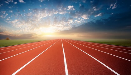 running race track background