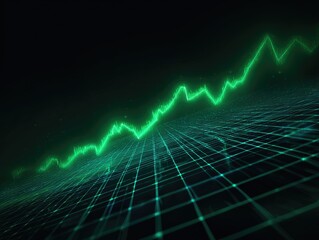 Abstract digital chart