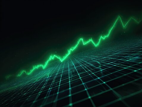 Abstract digital chart