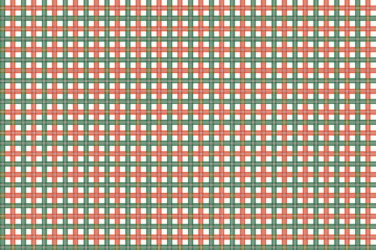 Festive Green & Red Plaid Pattern