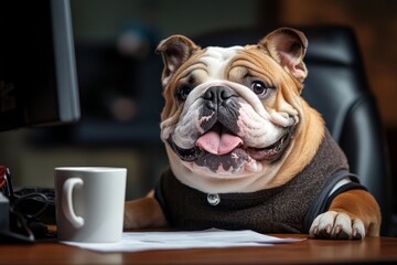 Weekdays in the office are entertaining, with a silly boss, foolish office workers, and even a dog on staff