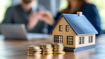  A couple scrutinizing their mortgage options in the face of potential inflation 