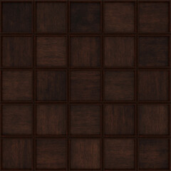 Photorealistic 3D Rendering of seamless Japanese Gotenjo ceiling texture in 4K resolution