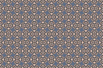 Seamless Fashion Digital Textile Art Cloth Template Tile Decoration Design Shape Luxury Interior Geometric Fabric Texture Wallpaper Endless Visual Background Perspective Graphic Symmetric Pattern.