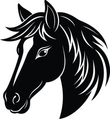 horse head vector