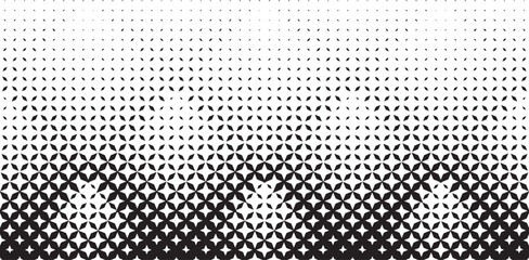 Seamless in one direction Optical fade out effect Prisms and empty stars