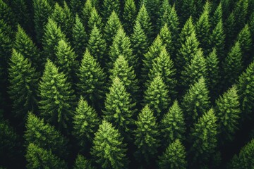 On a hillside, an autumn forest unfolds with trees displaying a striking contrast of green and yellow