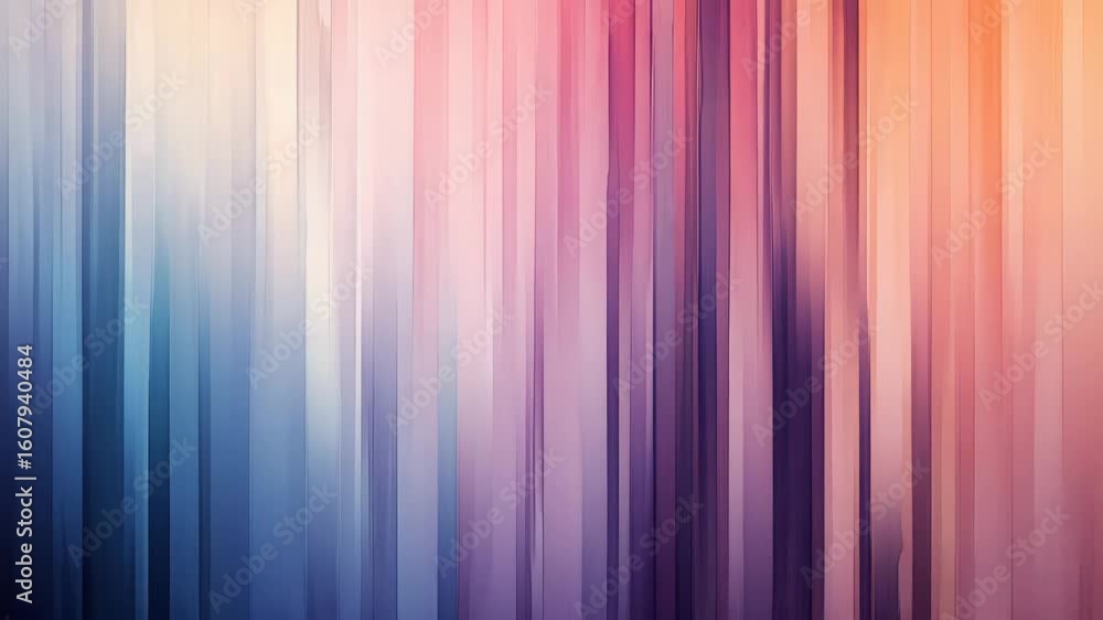 Poster colorful abstract vertical lines background with motion blur effect, creative backdrop