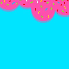 pink background with bubbles