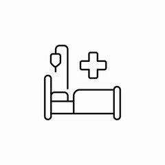 clinic room icon sign vector