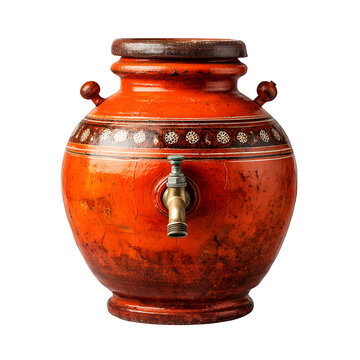re Pot for Storing Water Without lid | mitti ka Matka| pani ka ghada| matki (with tap, 18 Litre) --v 7.0 --s 250