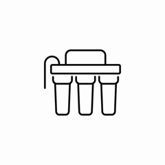 water filter icon sign vector