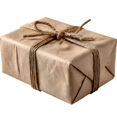 Vegan Product Wrapped in Kraft Paper on Marble Surface --v 7.0 --s 250