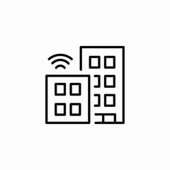 neighborhood technology icon sign vector