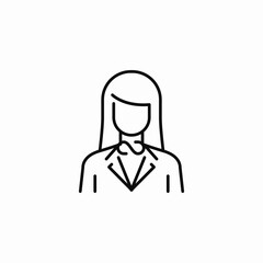 staff worker icon sign vector